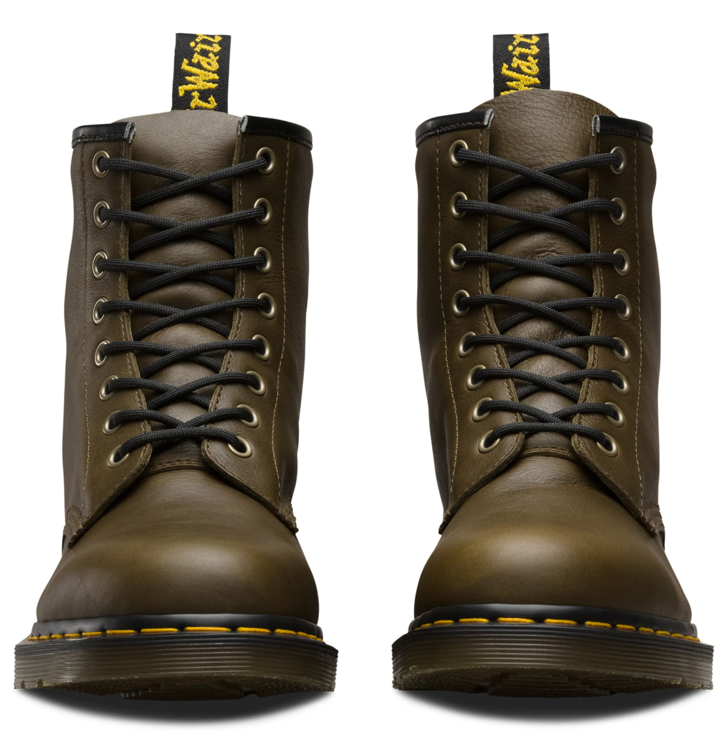 1460 Grenade Green Carpathian Leather Lace Up Boot