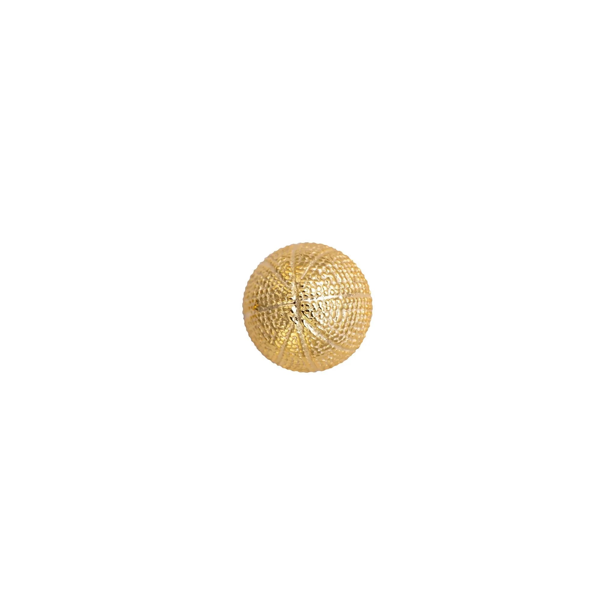 14k Skinny Basketball Charm (yellow)