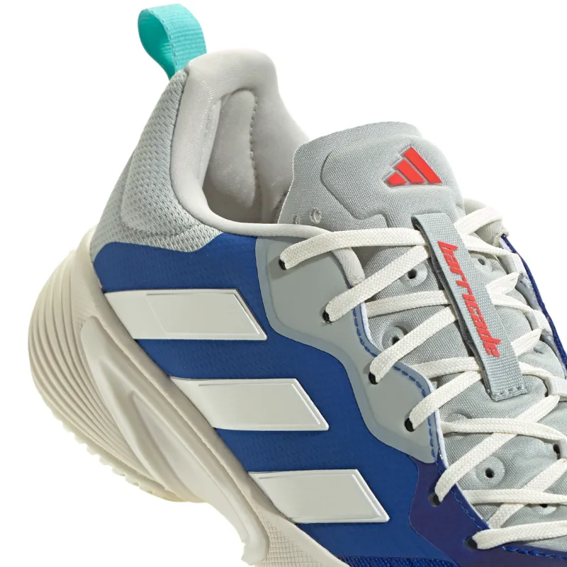 Adidas Barricade Mens Tennis Shoes - Team Royal Blue / Off White / Bright Red