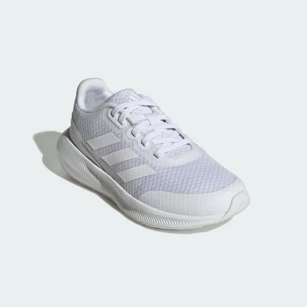 ADIDAS JUNIOR RUNFALCON 3 LACE WHITE SHOES