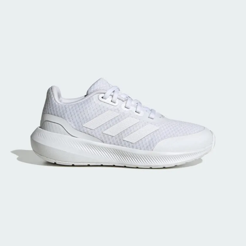 ADIDAS JUNIOR RUNFALCON 3 LACE WHITE SHOES