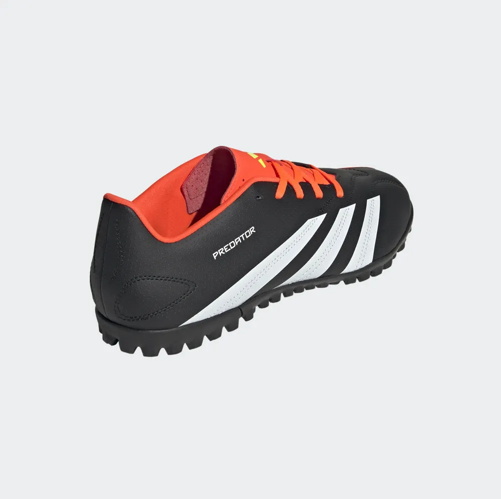 Adidas Predator Club Turf Football Boots (Black/White/Solar Red)