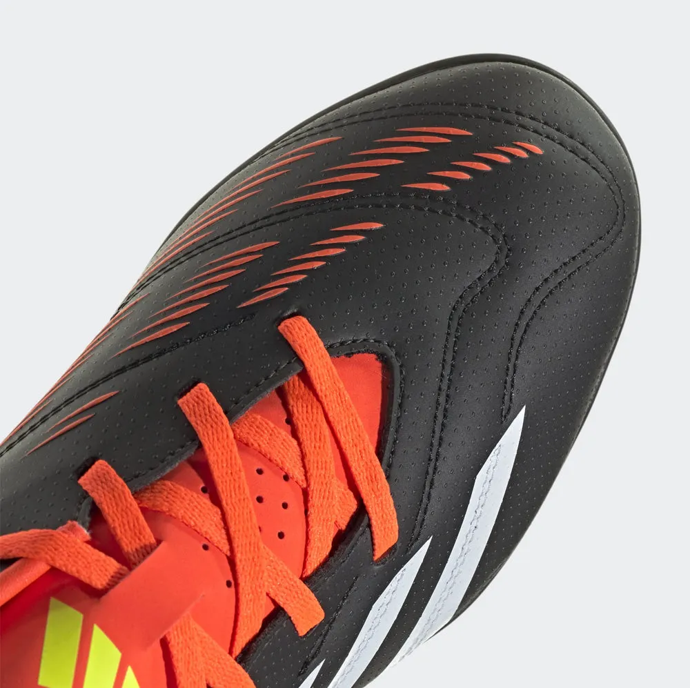 Adidas Predator Club Turf Football Boots (Black/White/Solar Red)