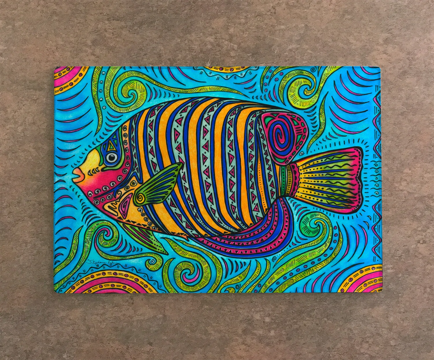 Angelfish Cutting Board