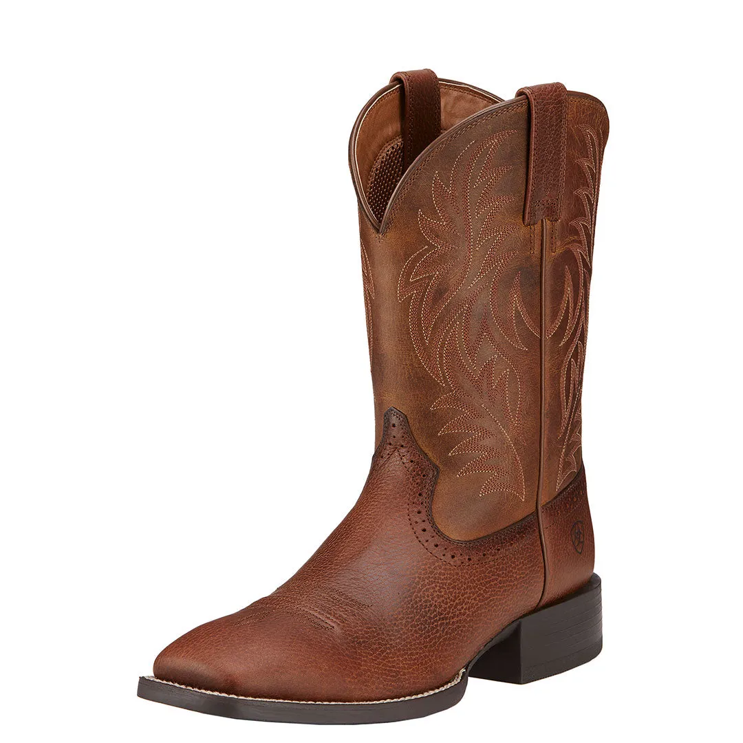 Ariat Men's Sport Wide Square Toe Cowboy Boots