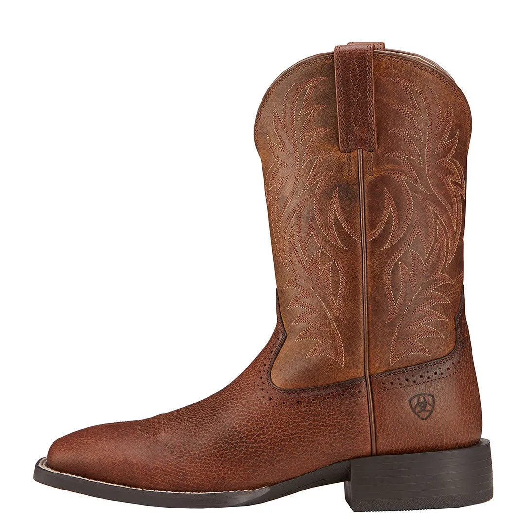 Ariat Men's Sport Wide Square Toe Cowboy Boots