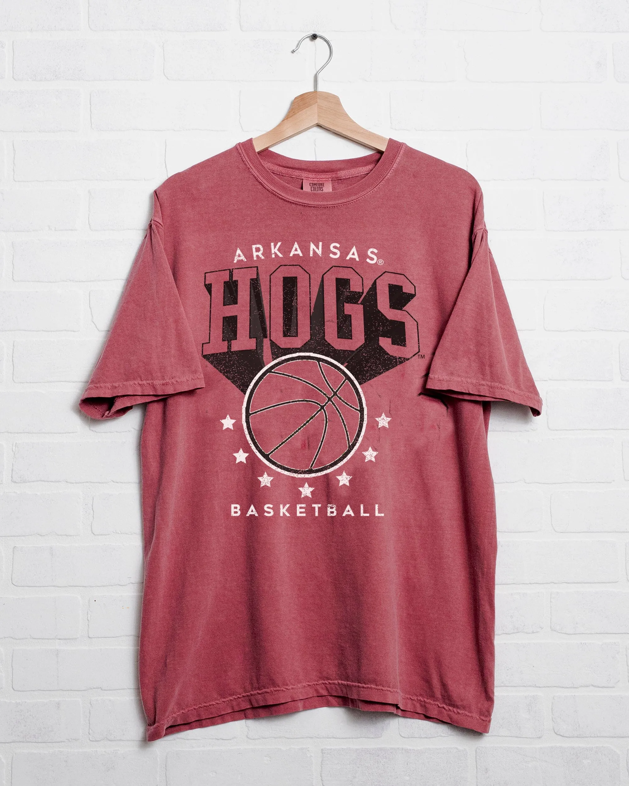 Arkansas Razorbacks Basketball Pro Cardinal Tee