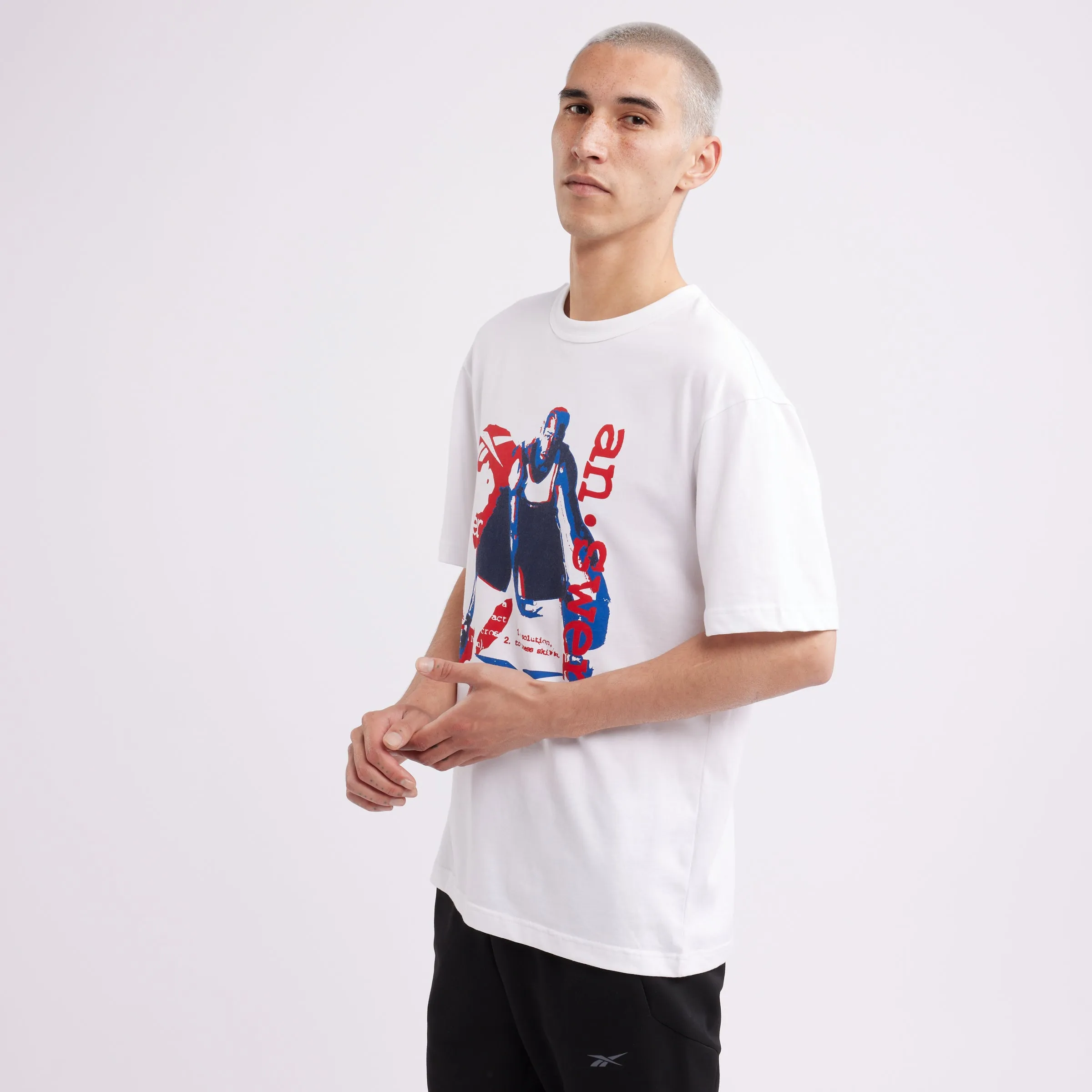 Basketball Short Sleeve Tee White