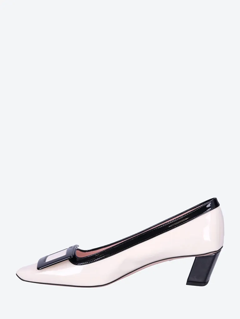 Belle vivier fabric buckle pumps