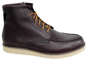 Ben Sherman Americana Mens Burgundy Boots