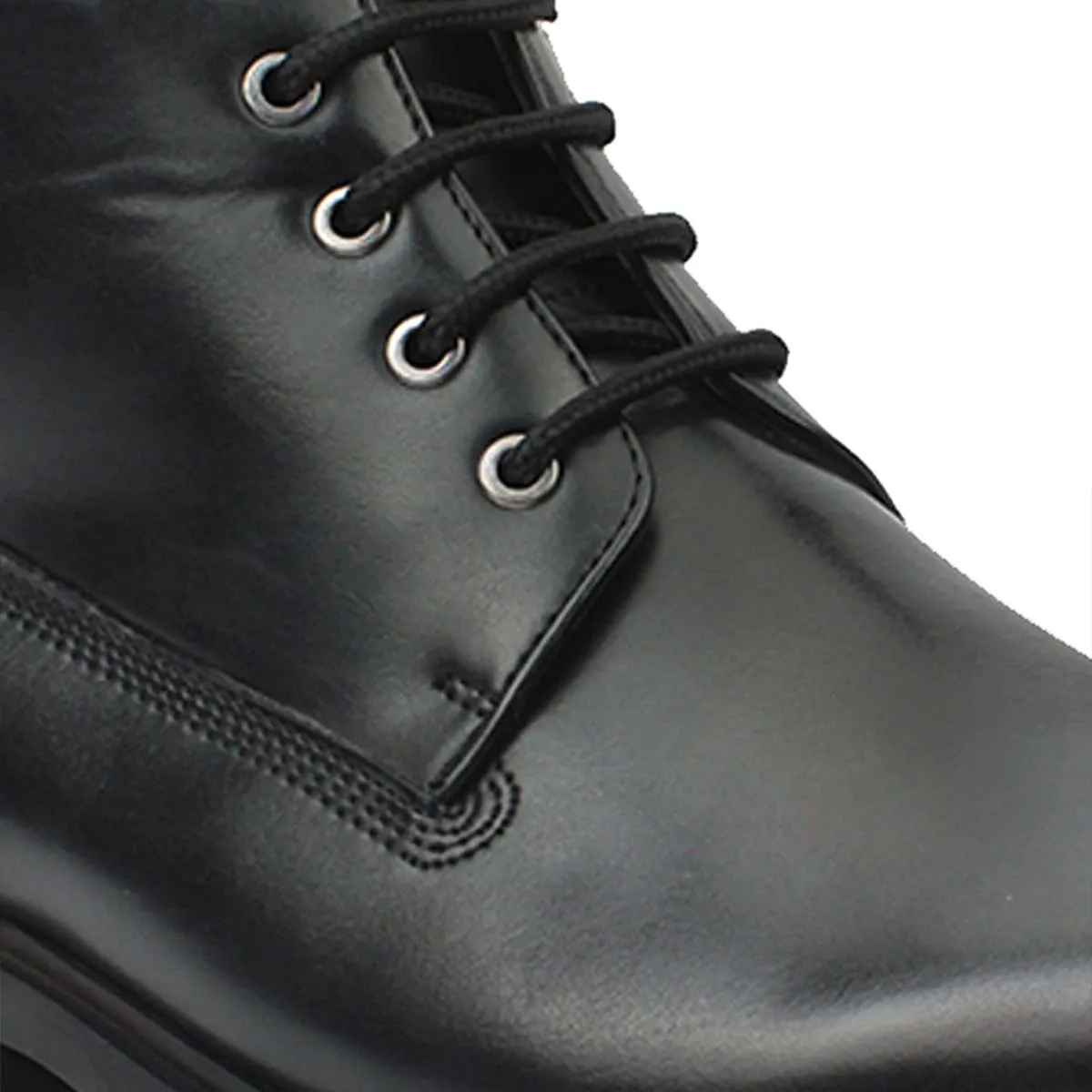 Black Lace-ups Boots