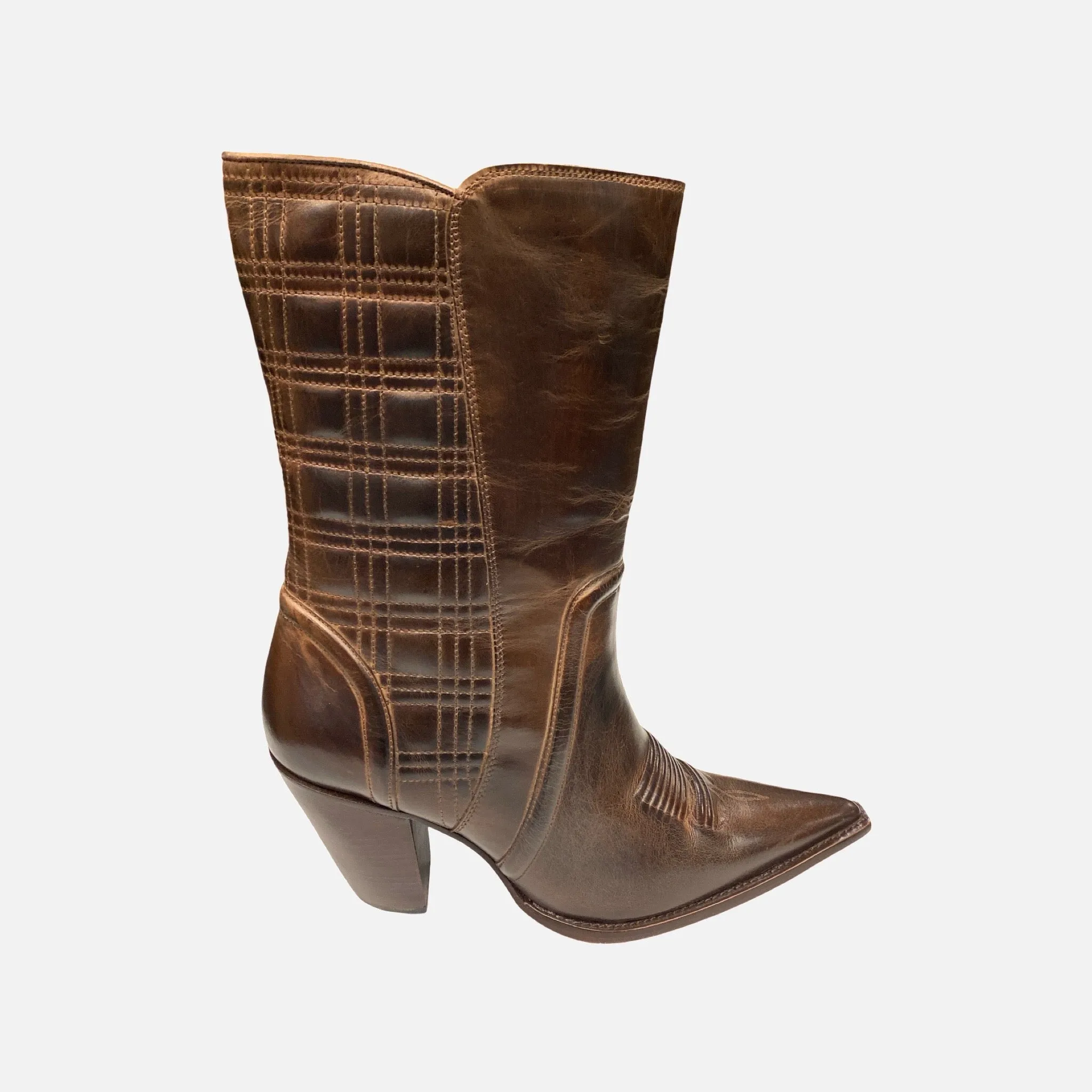 Brown Charlie 1 Horse Ladies Boot by Lucchese - Style 14831, Clearance Sale