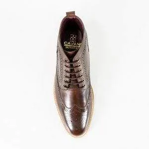 Cavani Holmes Brown Men's Leather Boots