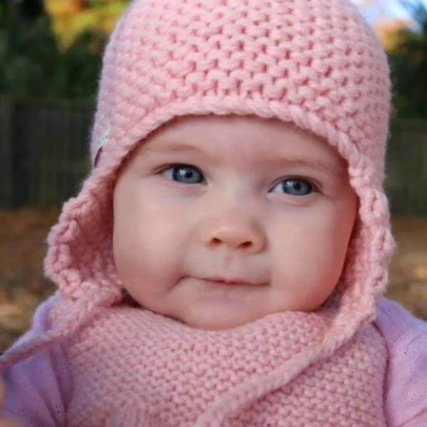 Chunky Knit Baby Hat