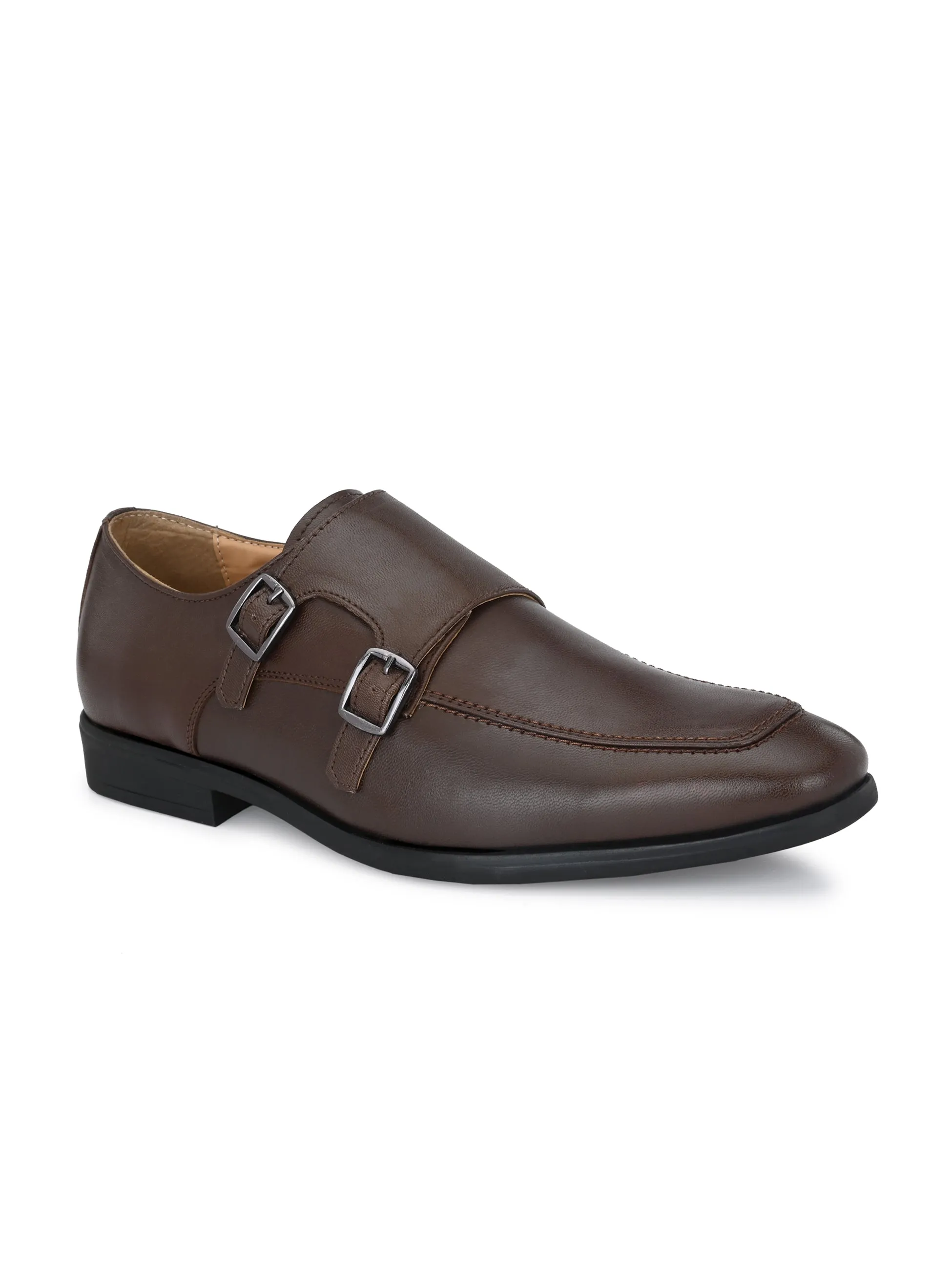 Collegiate Brown Monk Shoes