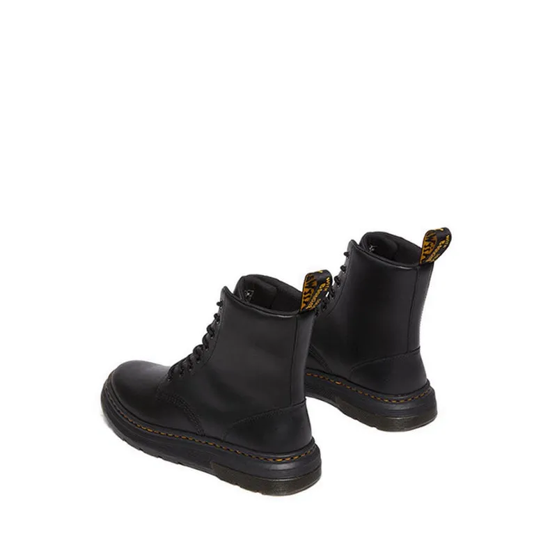 Crewson Unisex Boots- Black Classic Pull Up