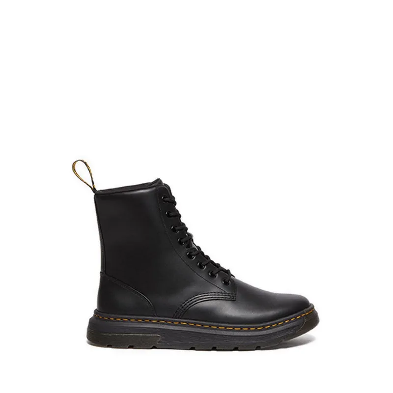 Crewson Unisex Boots- Black Classic Pull Up