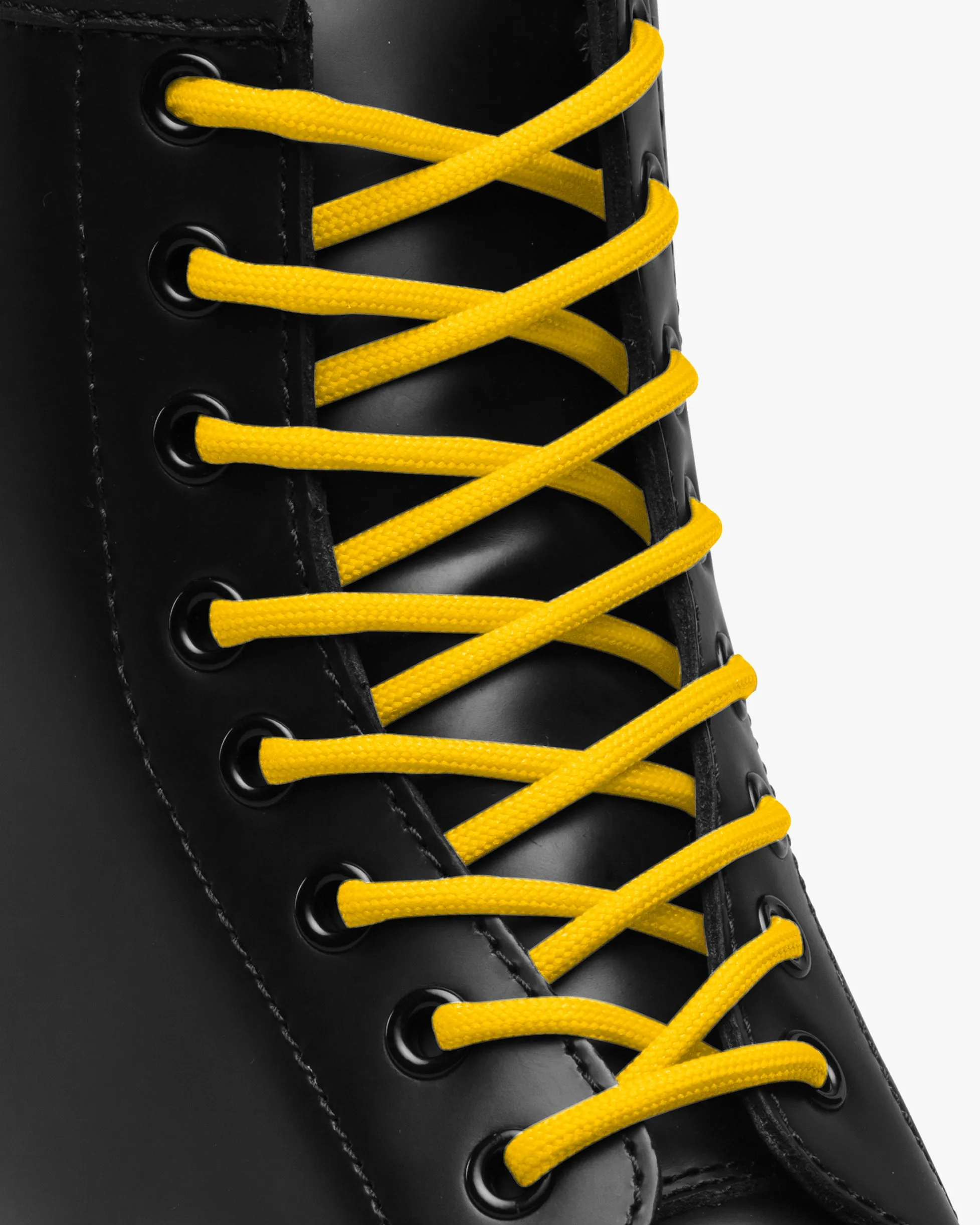 Dr Martens 140cm Round Shoe Laces (8-10 Eye) - Yellow