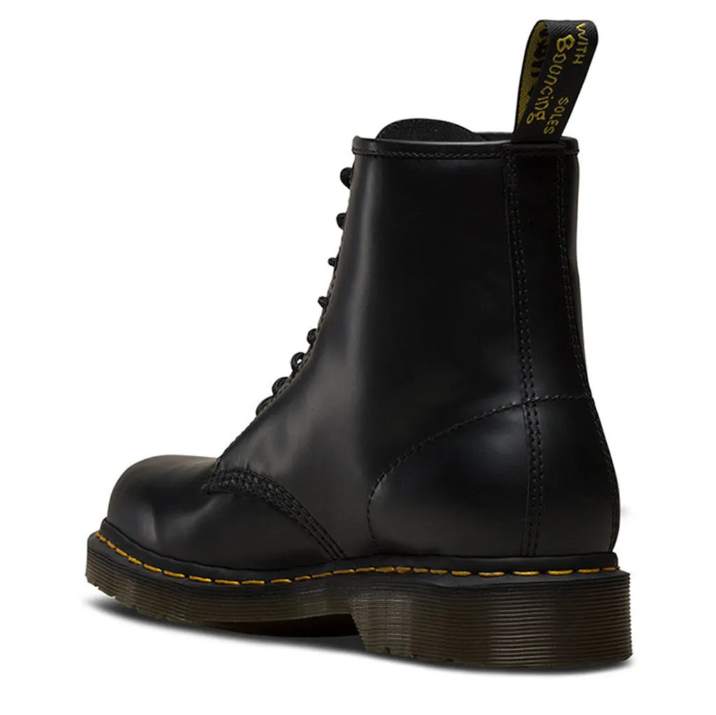 Dr. Martens 1460 Smooth Black Leather Unisex Boots - UK 9