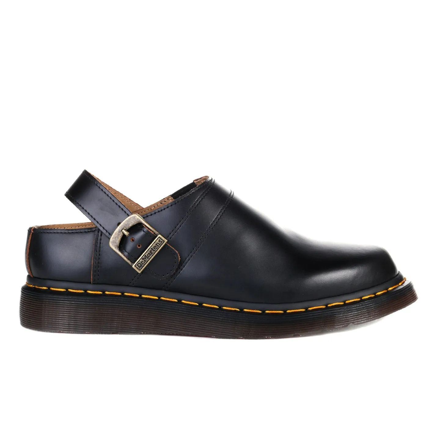 DR. MARTENS ARCHIVE MULE BLACK VINTAGE SMOOTH