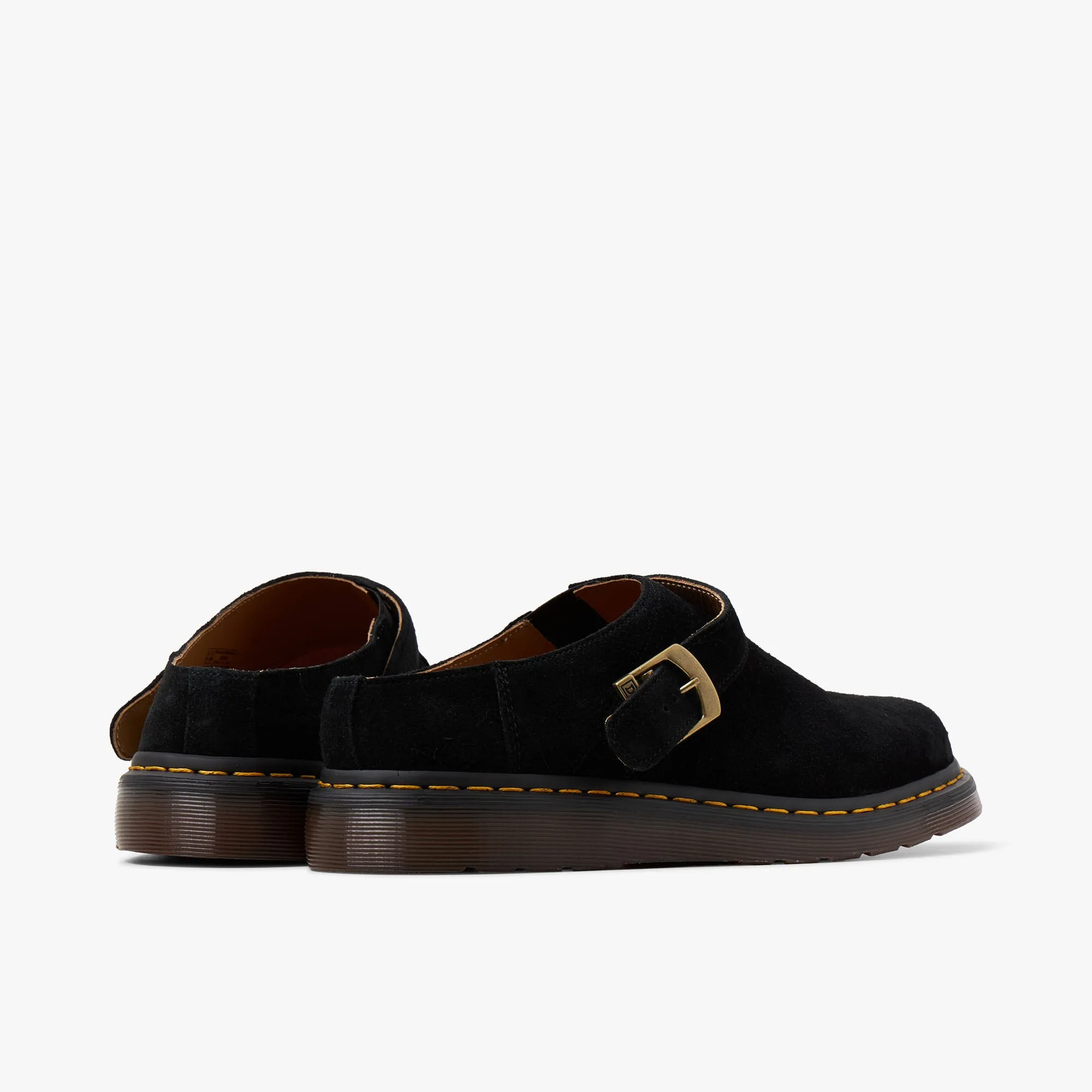 Dr. Martens Isham Suede Mules / Black