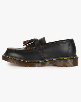 Dr Martens Made In England Adrian Tassel Loafer - Black Quilon