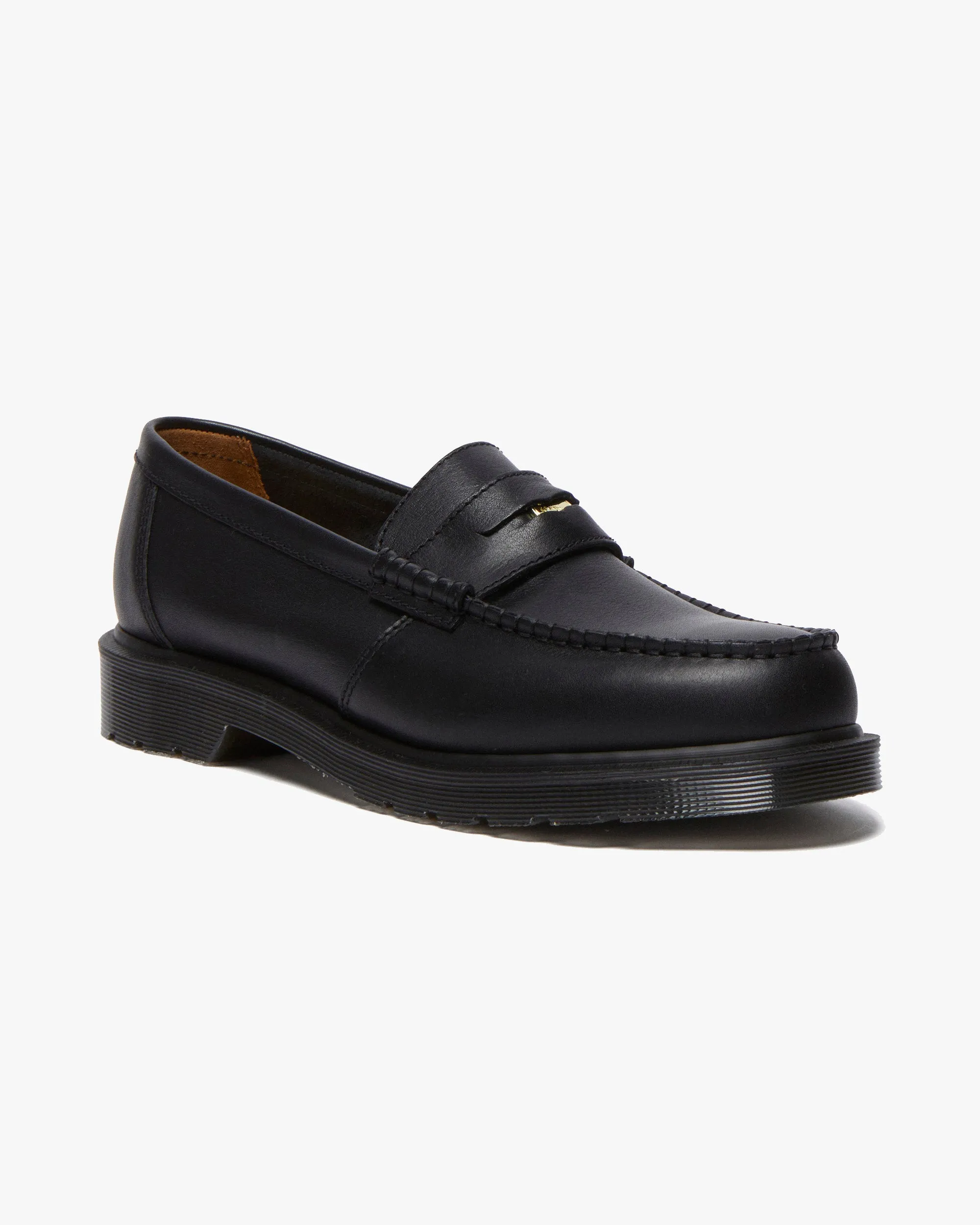 Dr Martens Made In England Penton Loafers - Black Classic Calf