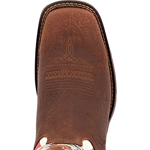 Durango Rebel Mexico Flag Western Boot, Dark Brown, 9