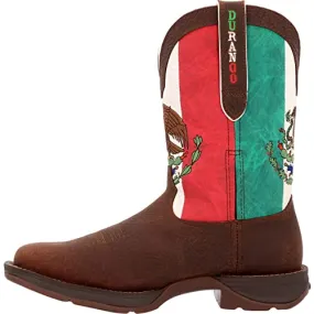 Durango Rebel Mexico Flag Western Boot, Dark Brown, 9