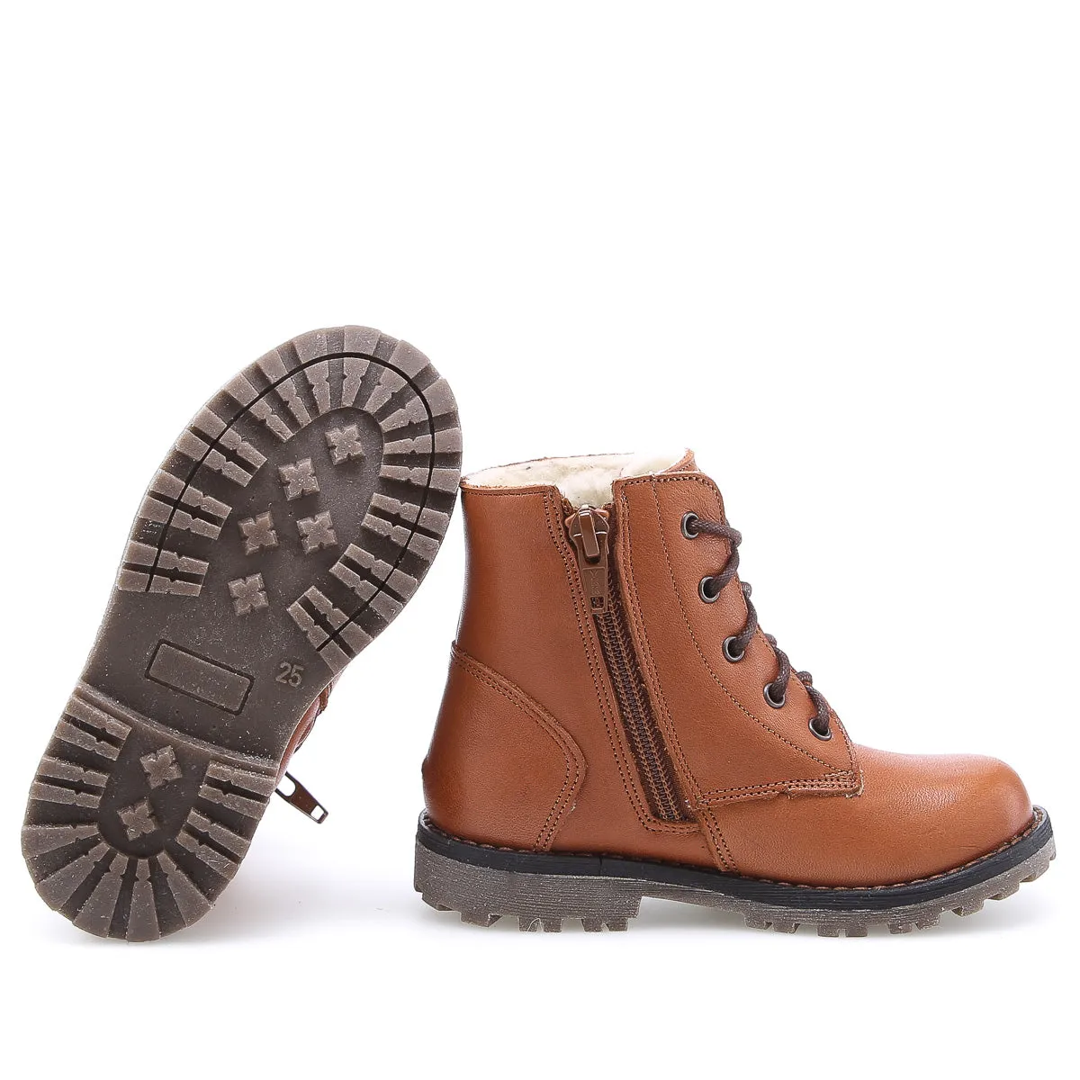 (EV2658-15) Emel winter boots Brown