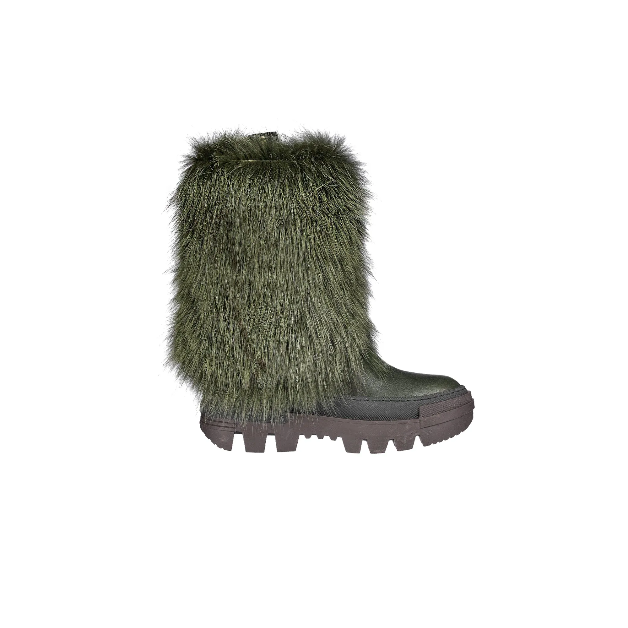 Fur Combat Boot Messico Dark Green