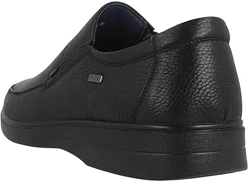 G-Comfort Black Slip On Shoes Leather Shoe Water Resistant A-905S