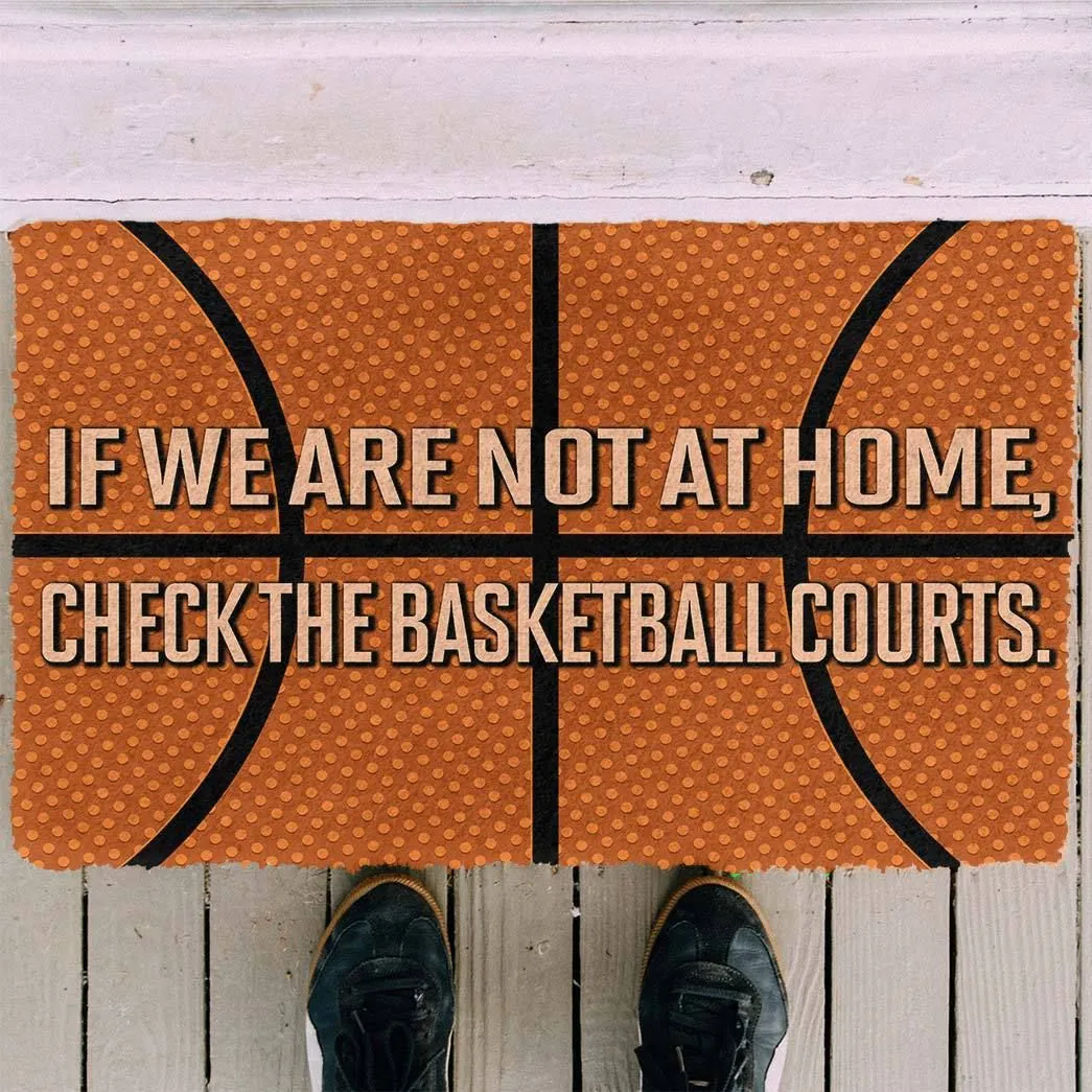 Gearhuman 3D Check The Basketball Courts Doormat