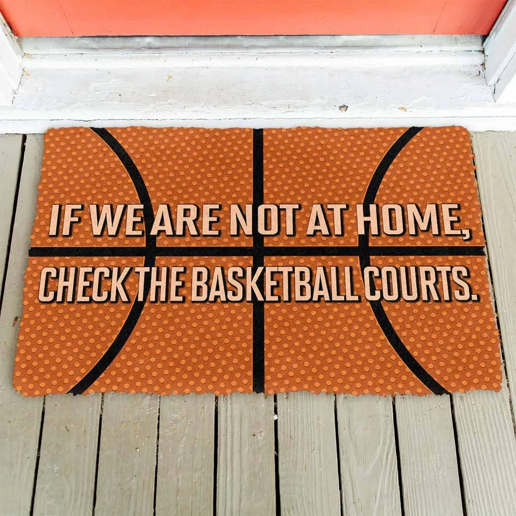 Gearhuman 3D Check The Basketball Courts Doormat