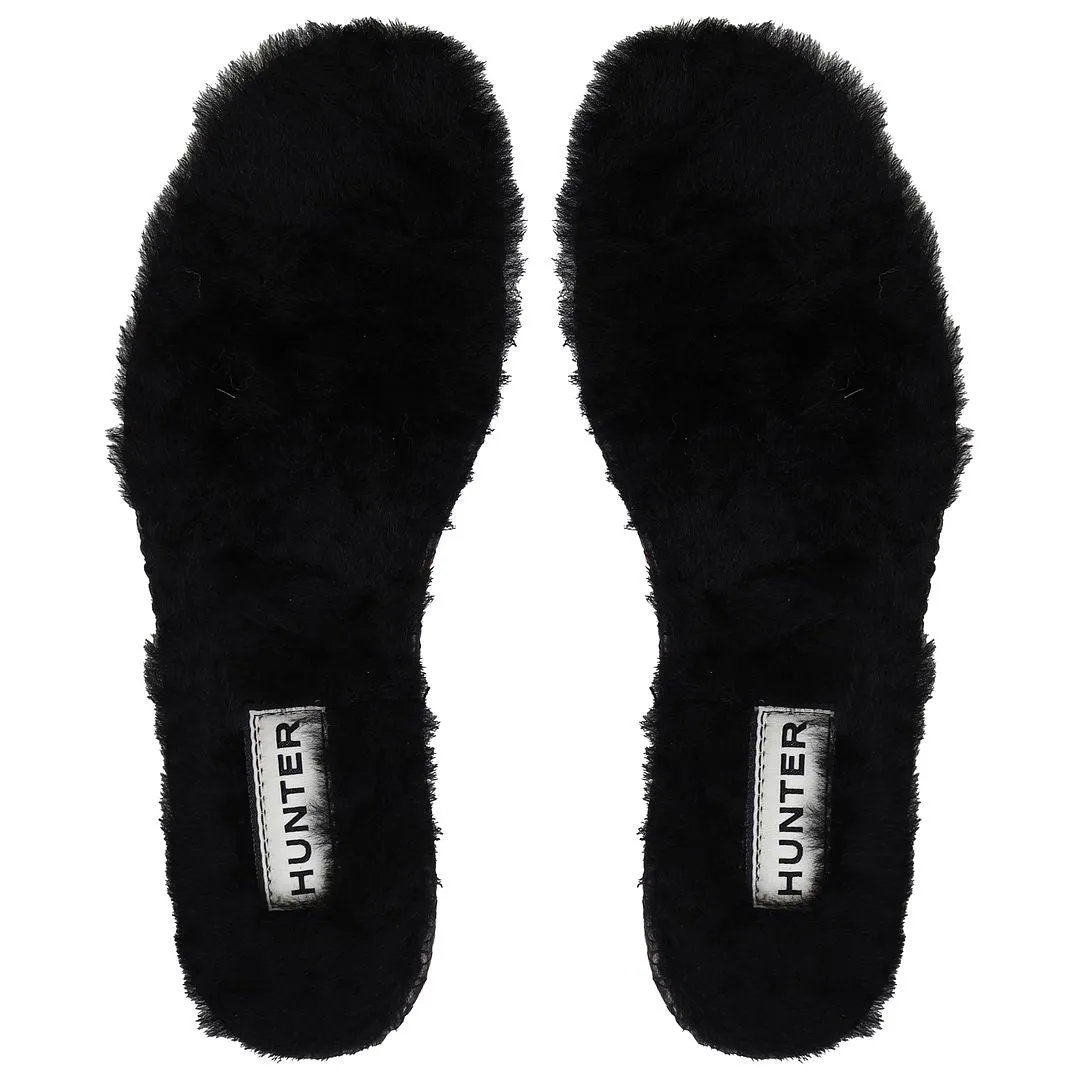 Hunter Insulated Shearling Kids Black Insoles Shoes