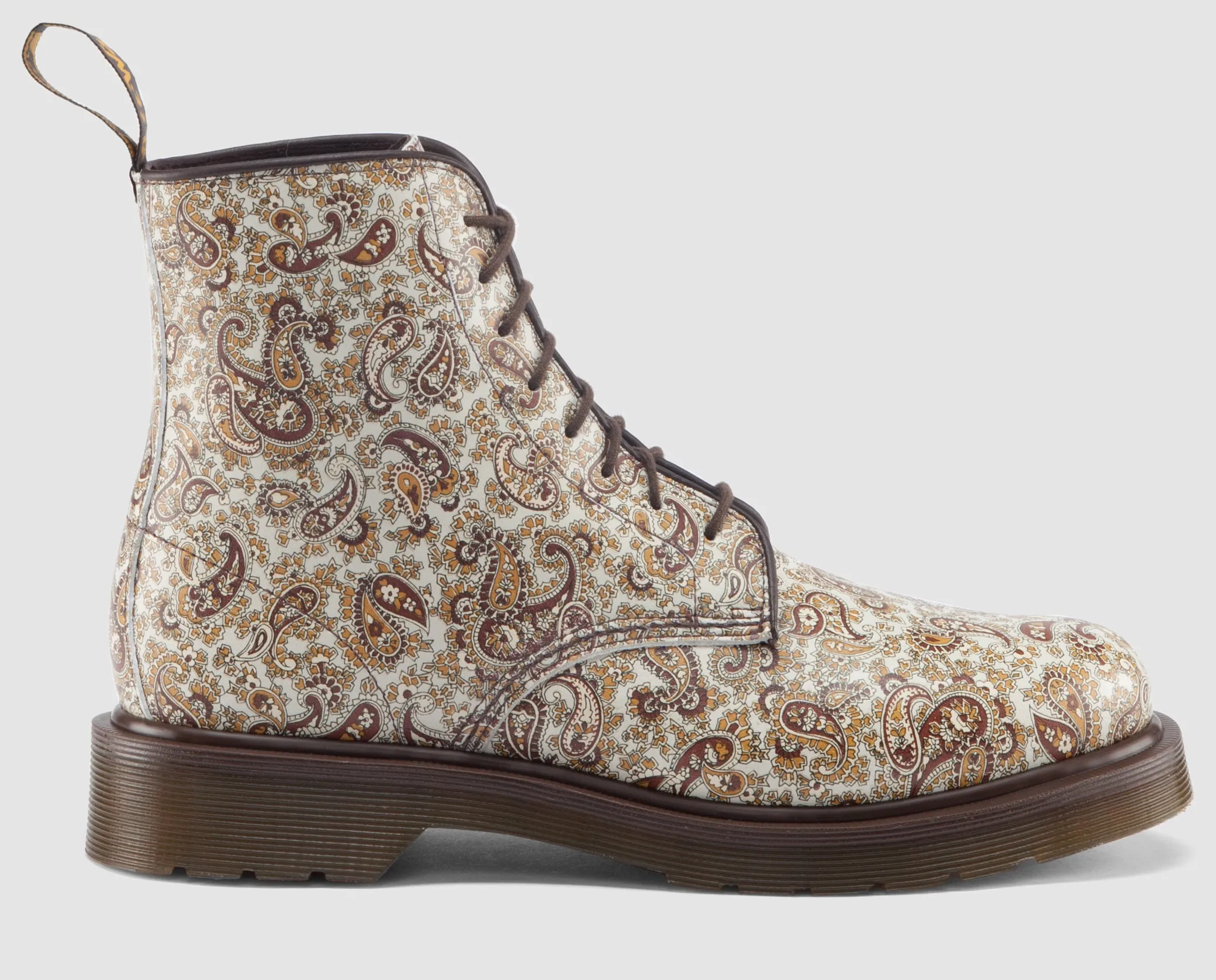 JEFFREY BEIGE BROWN PAISLEY BOOT