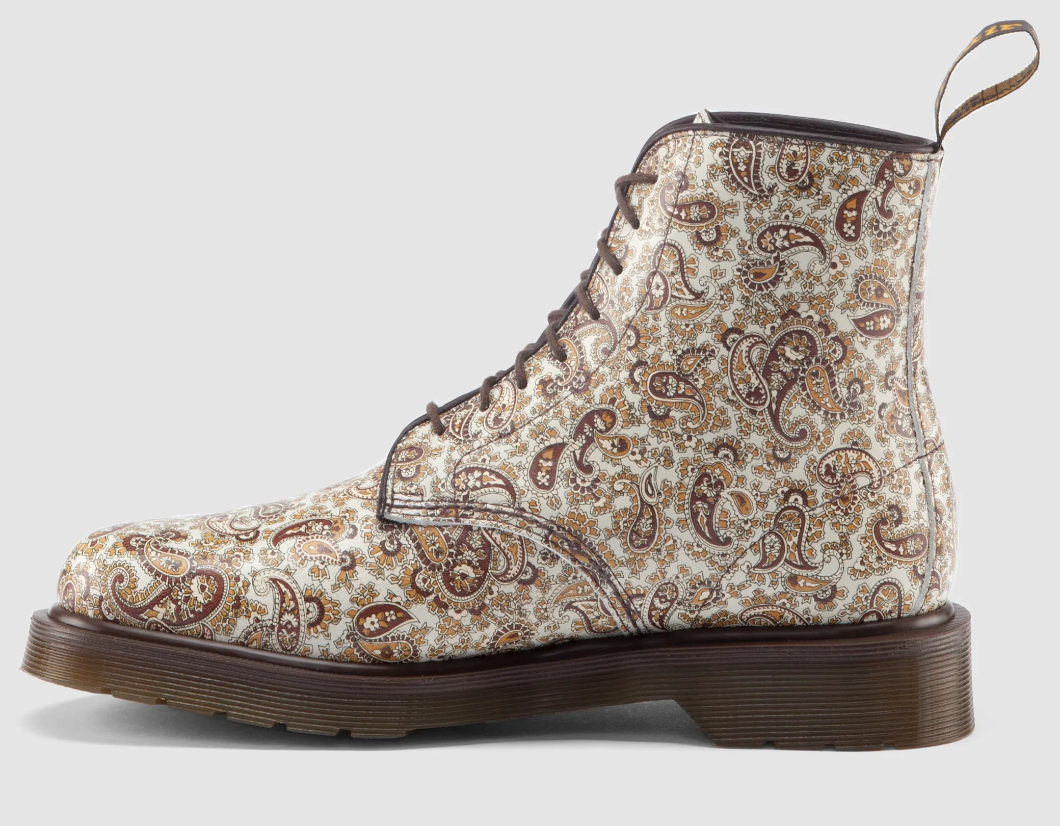 JEFFREY BEIGE BROWN PAISLEY BOOT