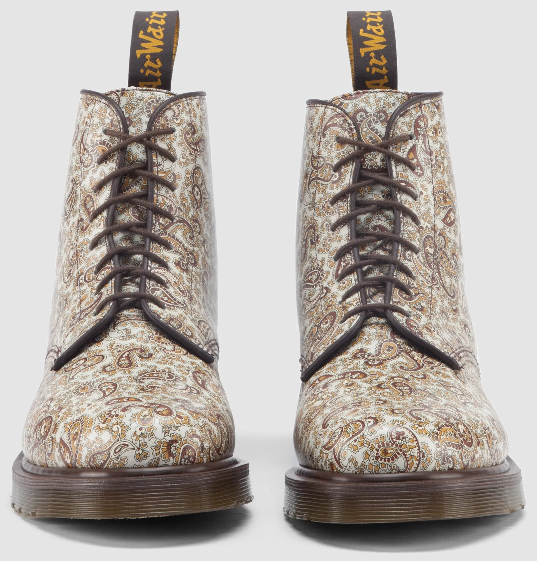 JEFFREY BEIGE BROWN PAISLEY BOOT