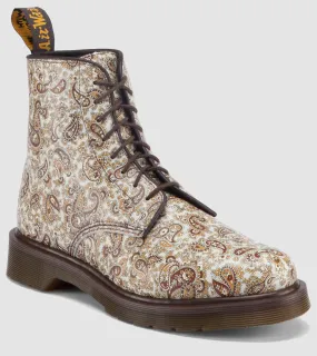 JEFFREY BEIGE BROWN PAISLEY BOOT