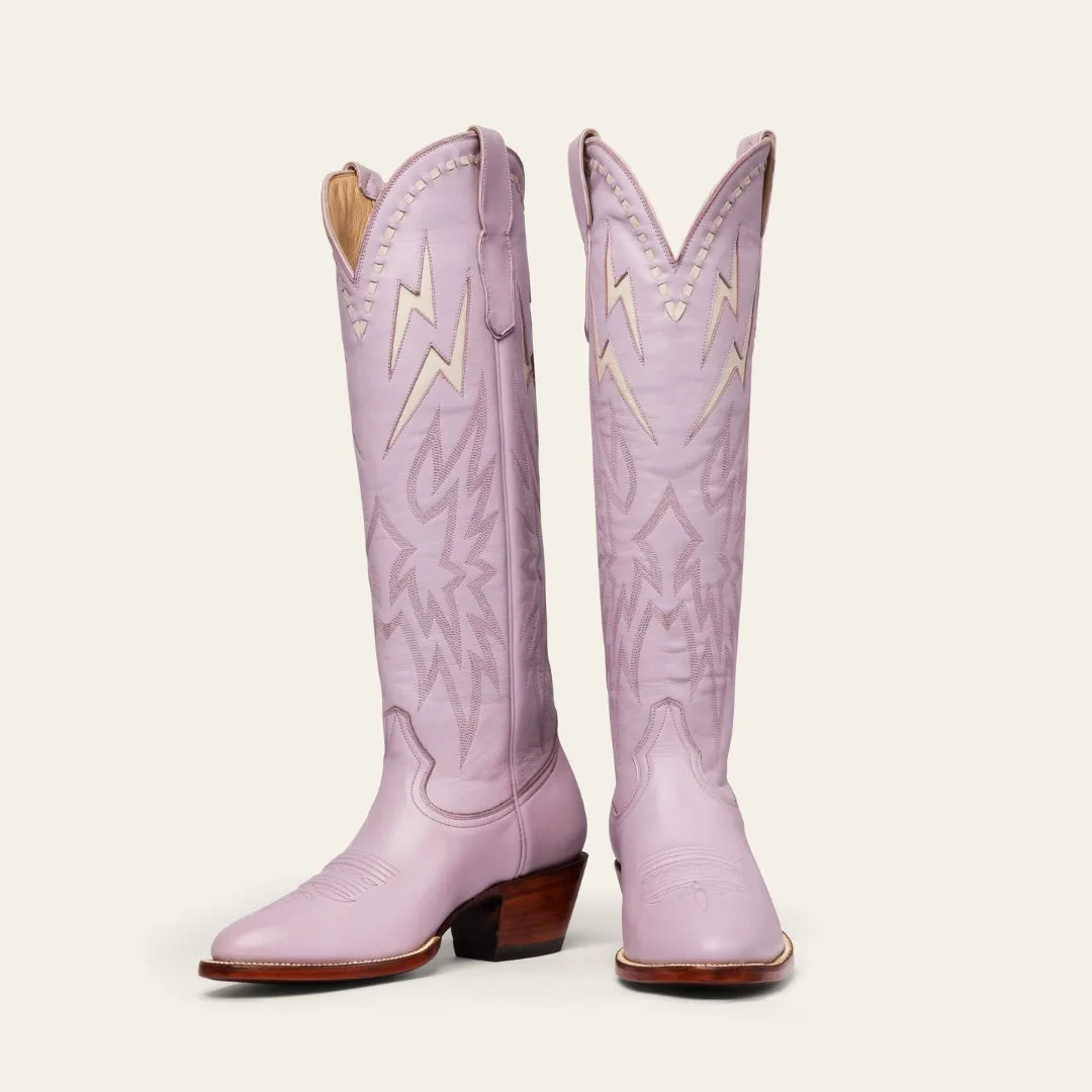 Lavender & Bone Lightning Boot Limited Edition