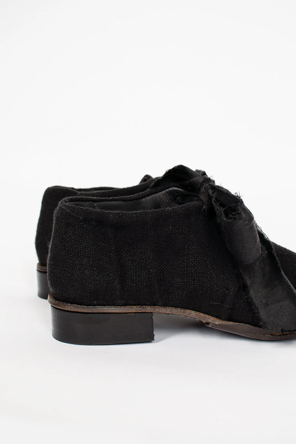 Linen Ore Shoes Black