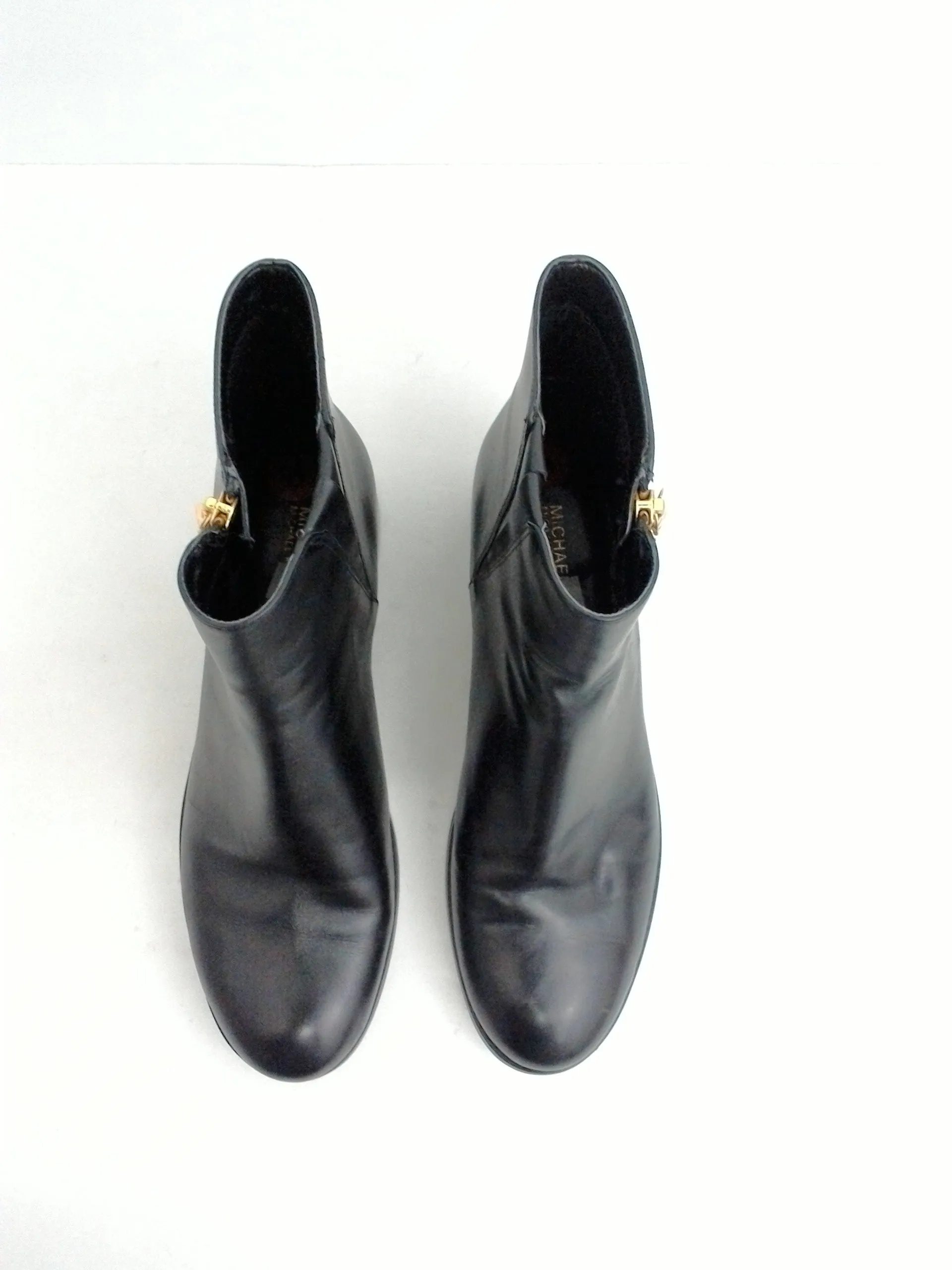 Michael Kors Women's Black Leather Booties Size 8 M