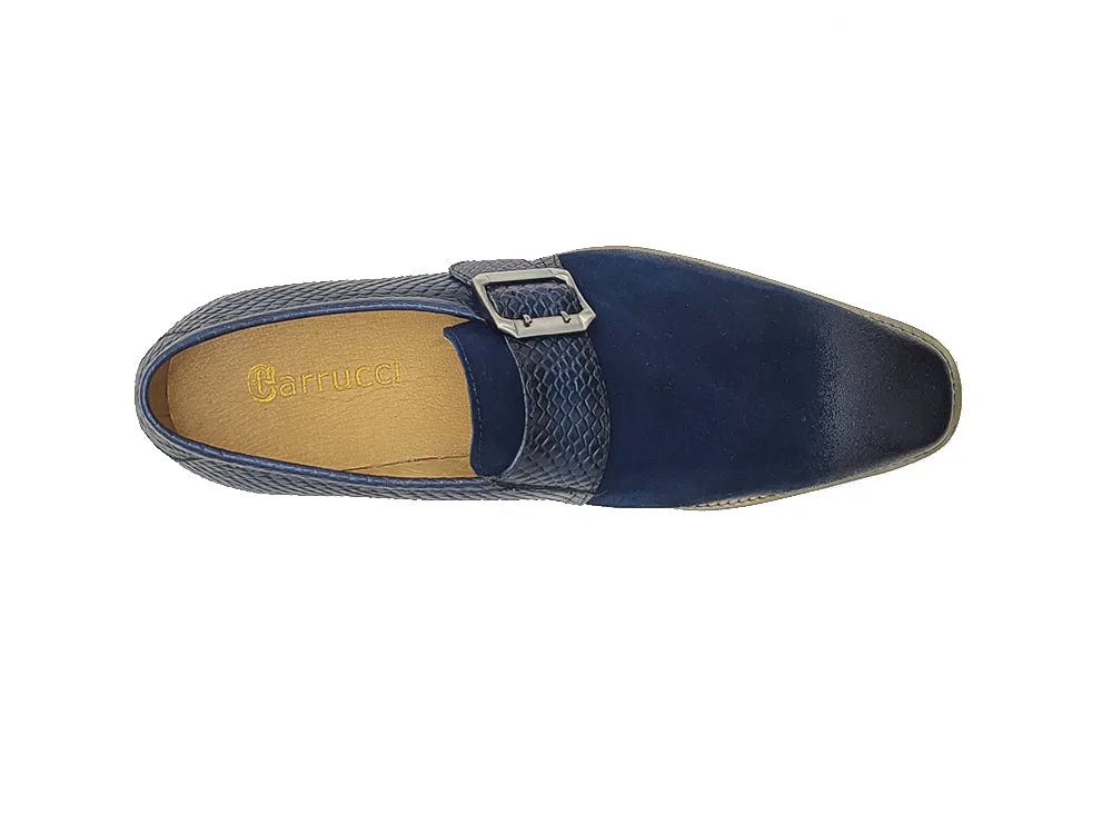 Multi Media Buckle Monkstrap Slip-on