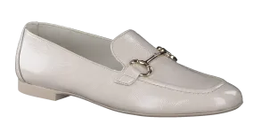 PAUL GREEN 2596 Cream Patent Leather Loafer