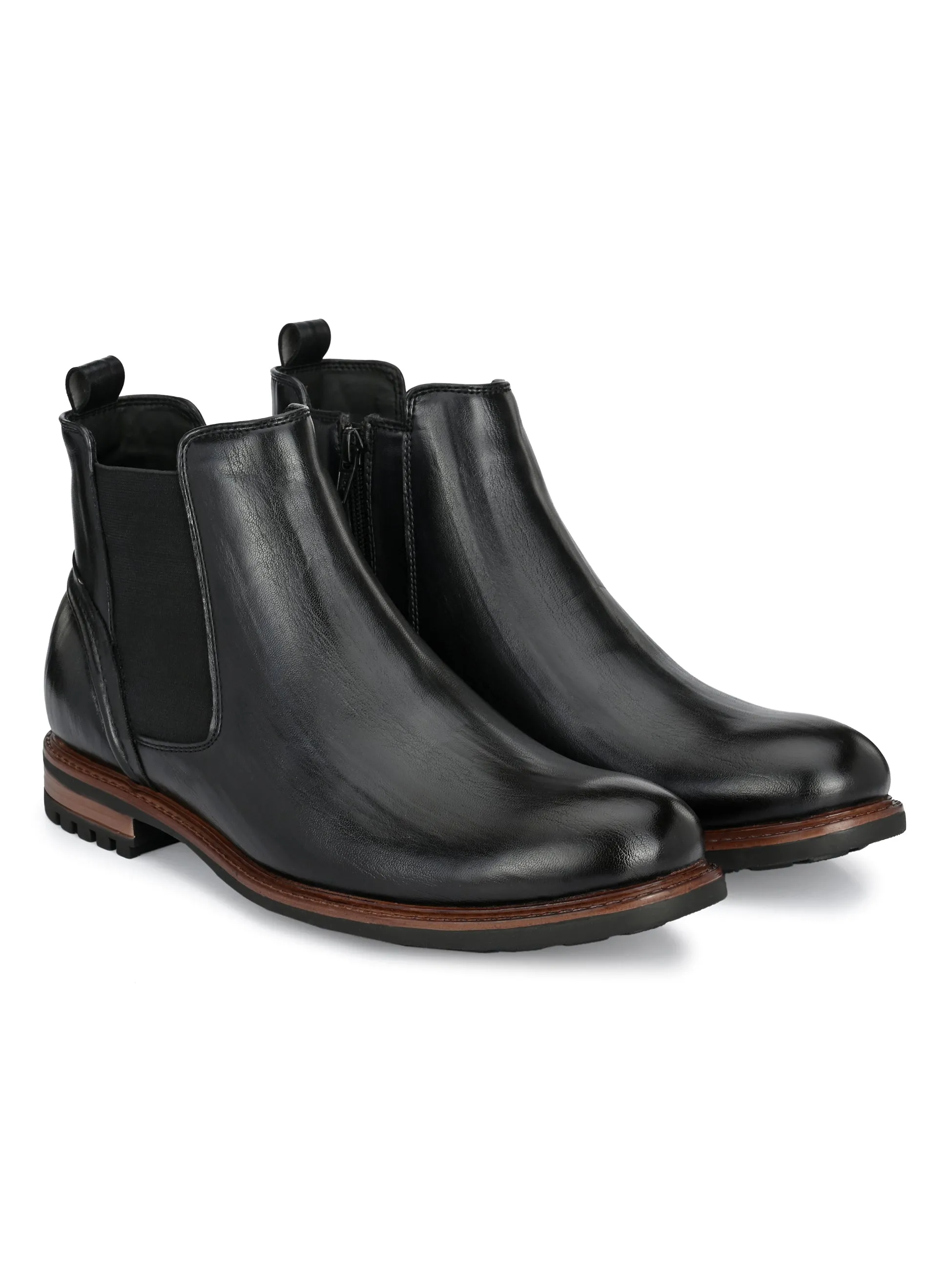 Quest Black Chelsea Boots