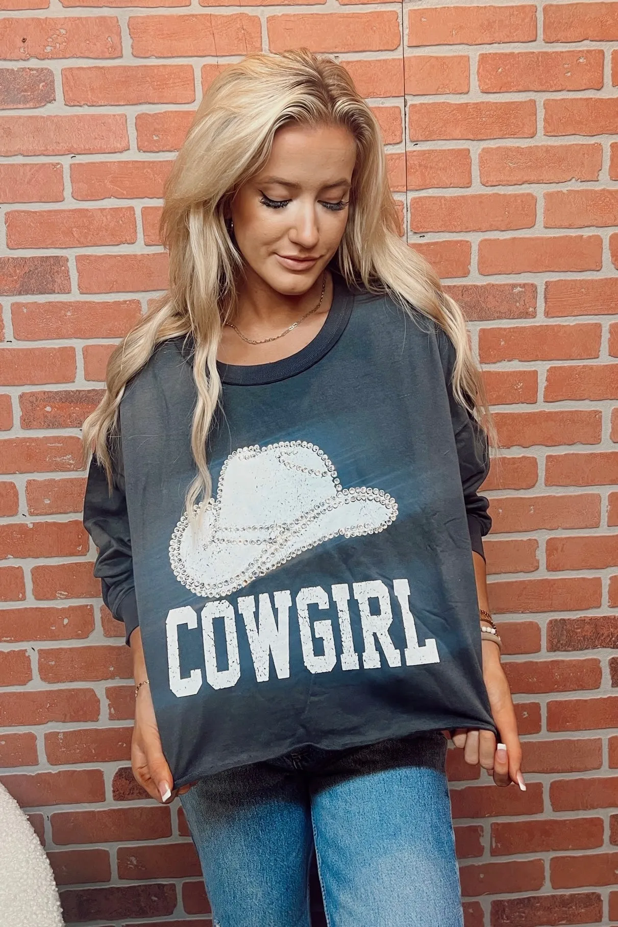 Rhinestone Cowgirl Pullover