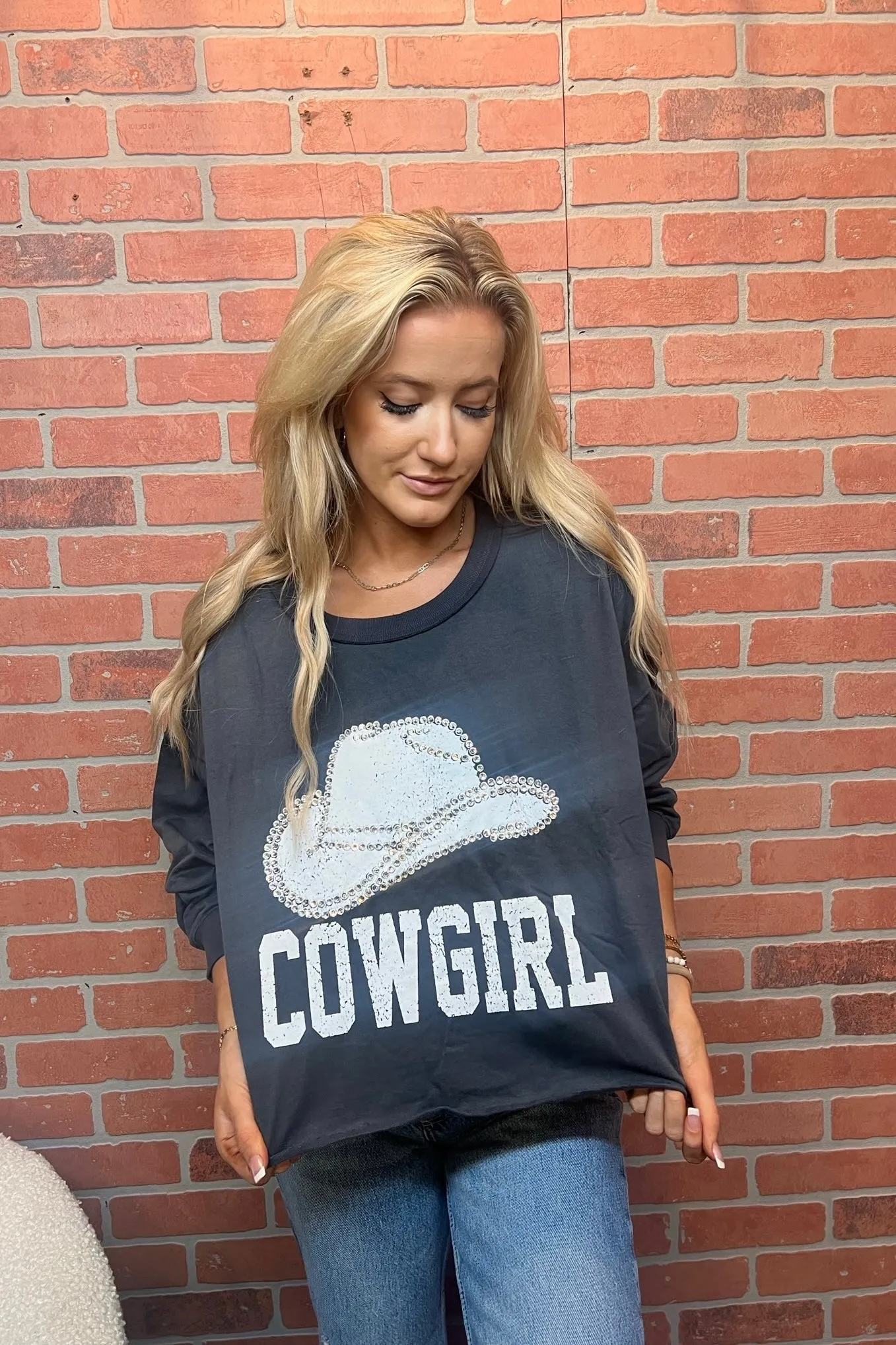 Rhinestone Cowgirl Pullover