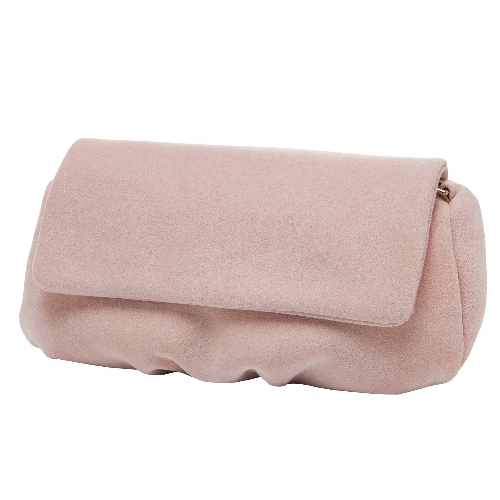 Riley Suede Clutch