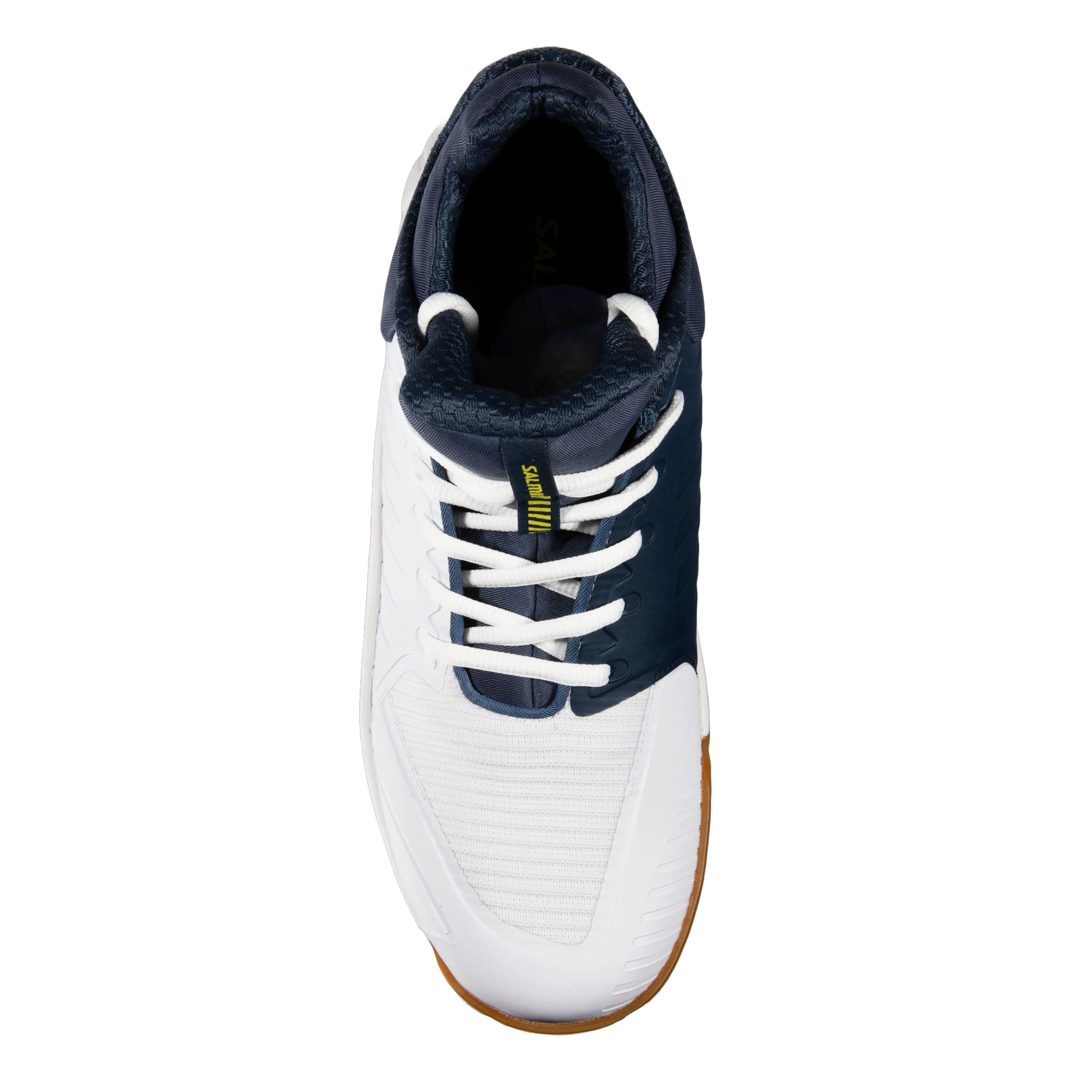 Salming Recoil Ultra Mid White Navy Unisex Court Shoe