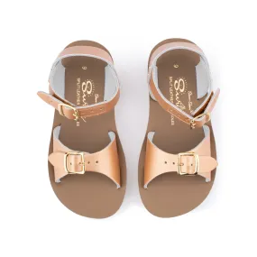 Salt Water Sandals Sun-San Surfer Hook & Loop (Velcro) ROSE GOLD